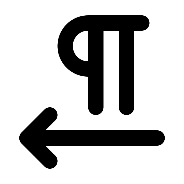 Right To Left Text Direction