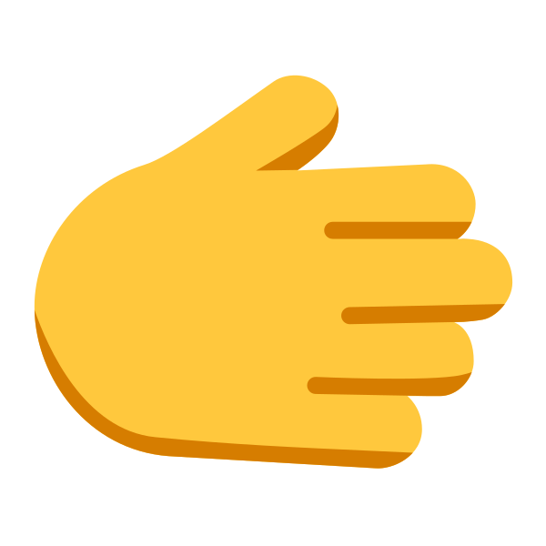 Rightwards Hand Flat Default