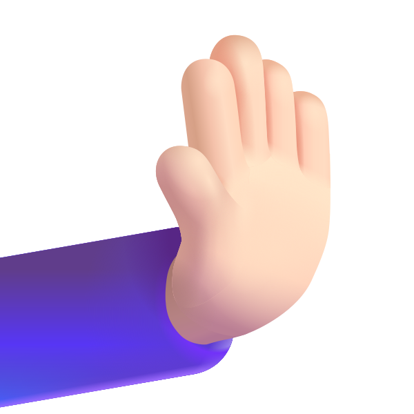Rightwards Pushing Hand Color Light