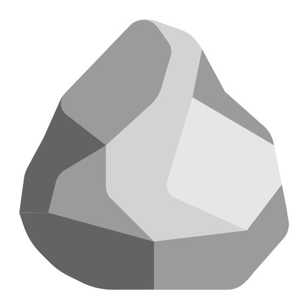 Rock Flat Vector