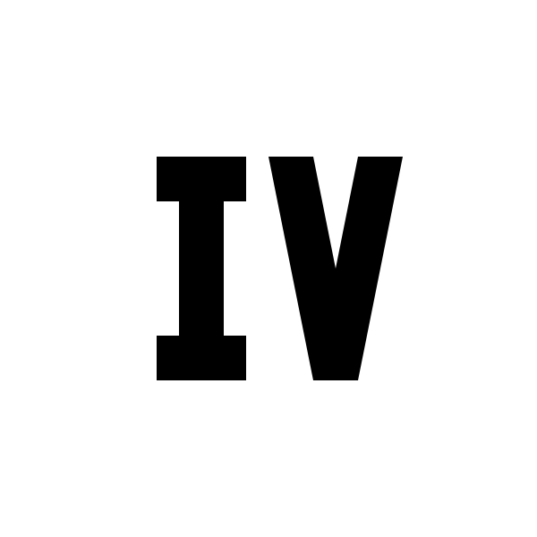 Roman Numeral 4