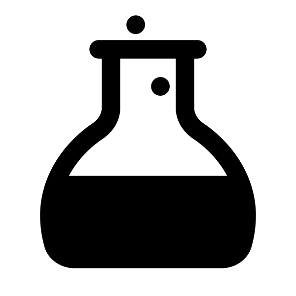 Round Flask Vector
