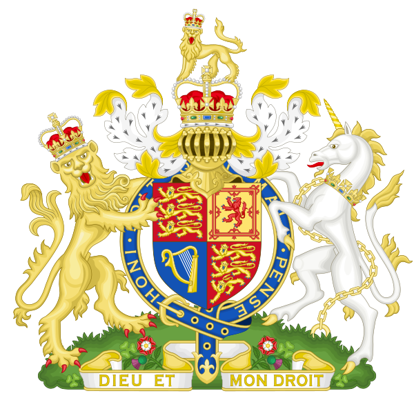 Royal Coat Of Arms Of The United Kingdom (St. Edward's Crown)