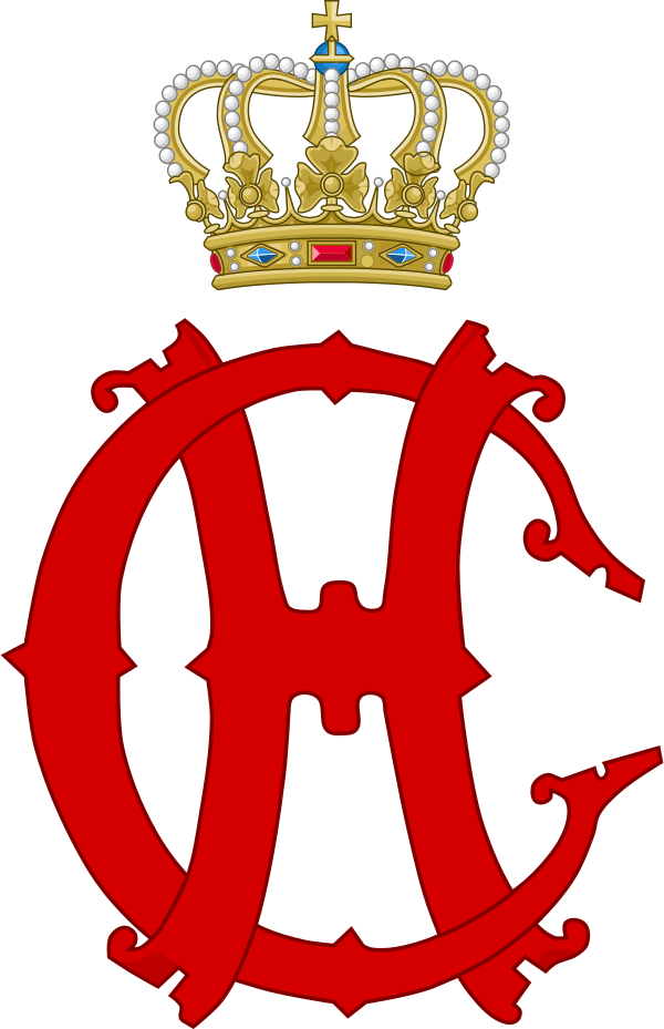 Royal Monogram Of Grand Duchess Charlotte Of Luxembourg, Variant 2