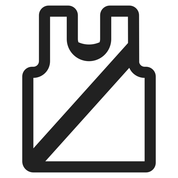 Running Shirt High Contrast Vector