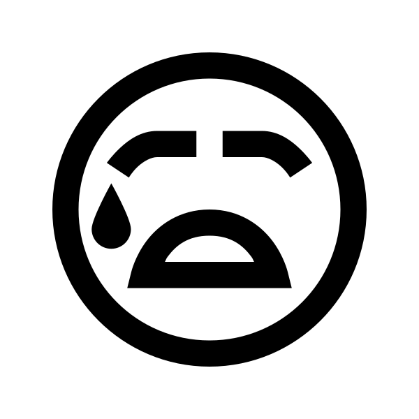 Sad Tear Vector