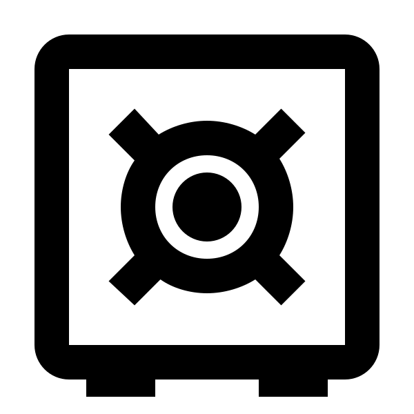 Safe Square Outline