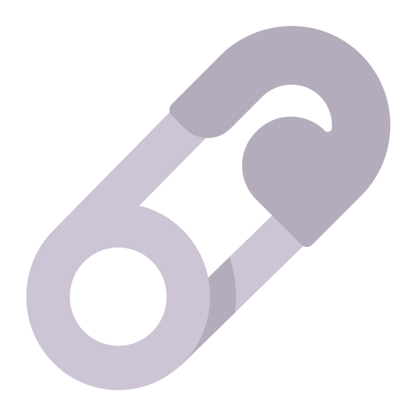 Safety Pin Flat