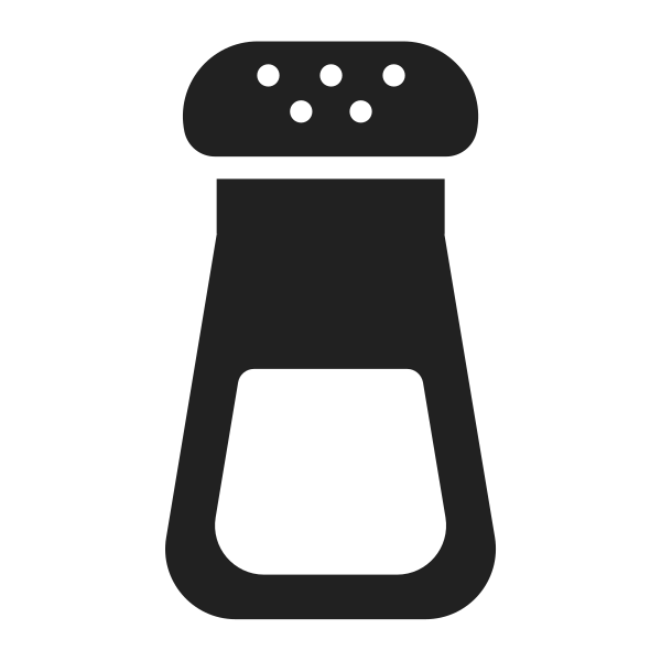 Salt High Contrast Vector