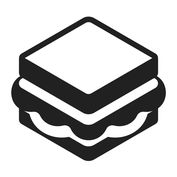Sandwich High Contrast Vector