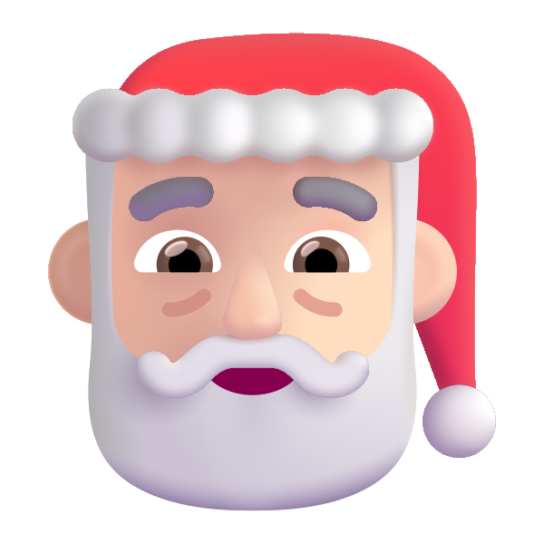 Santa Claus Color Light Vector