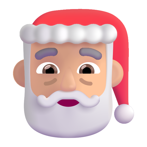 Santa Claus Color Medium Light