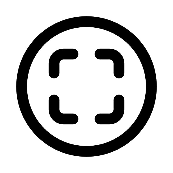 Scan Circle Outline