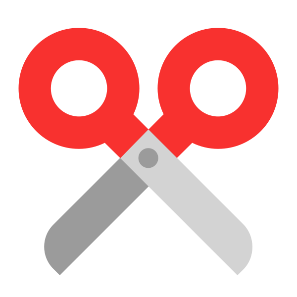 Scissors Flat Vector