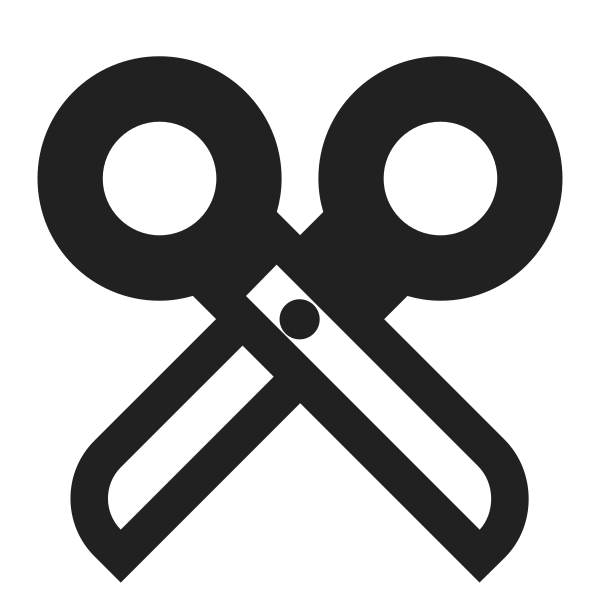 Scissors High Contrast Vector