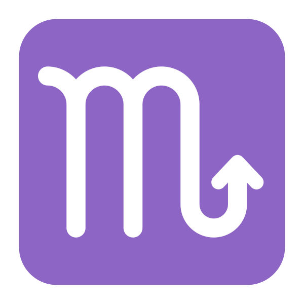 Scorpio Flat Vector