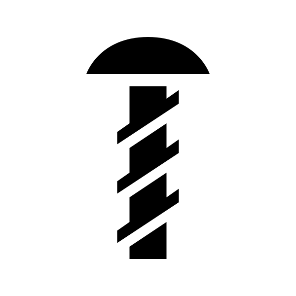 Screw Machine Round Top