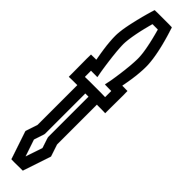 Screwdriver Solid Vector