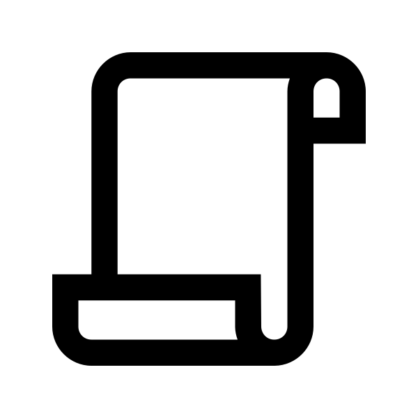 Scroll Solid Vector