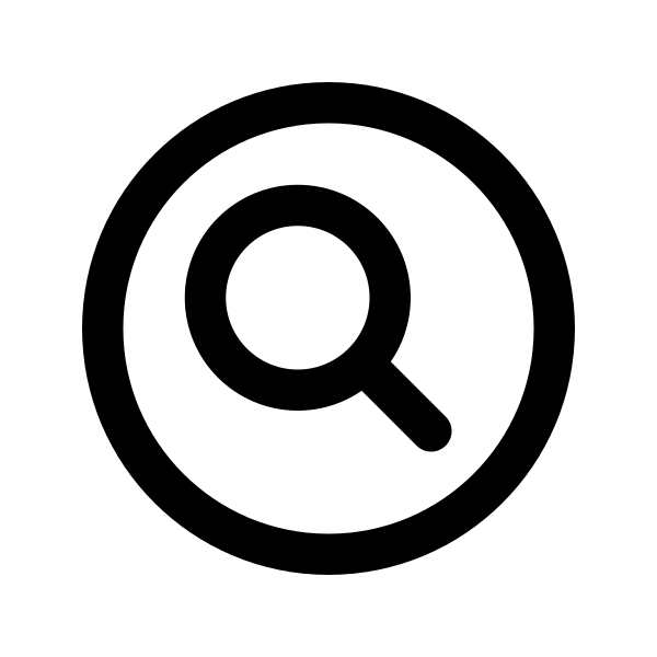 Search Circle Outline