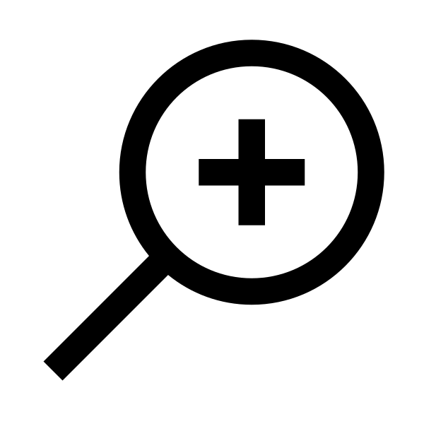 Search Plus Solid Vector