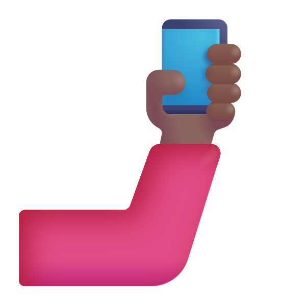 Selfie Color Medium Dark Vector