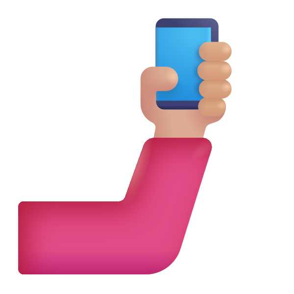 Selfie Color Medium Light Vector