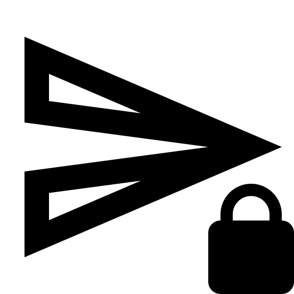 Send Lock Outline