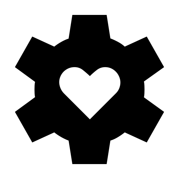 Settings Heart Fill