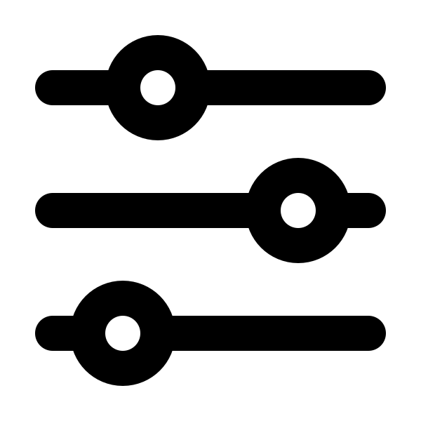 Settings Horizontal