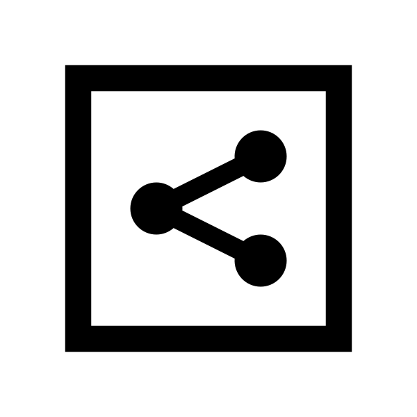 Share Alt Square Solid Vector