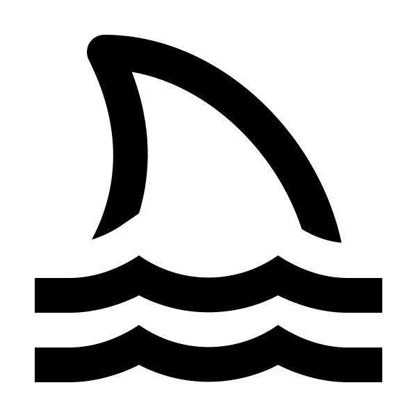 Shark Fin Outline