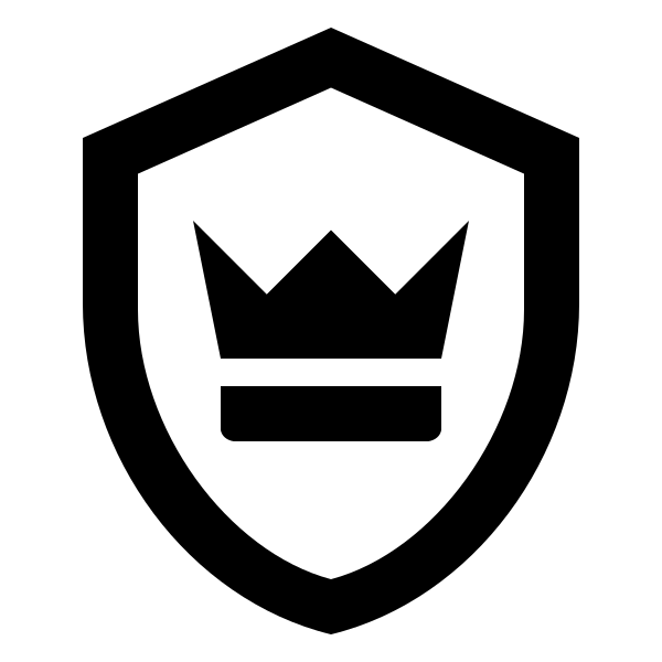 Shield Crown Outline