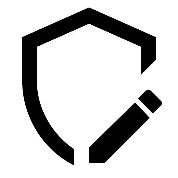 Shield Edit Outline