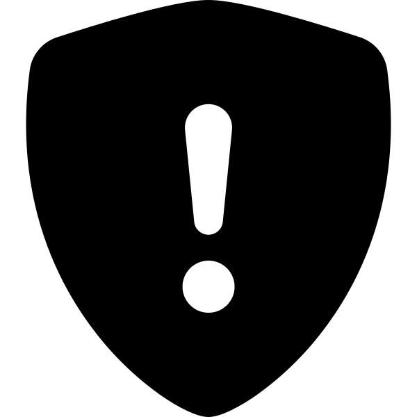Shield Fill Exclamation