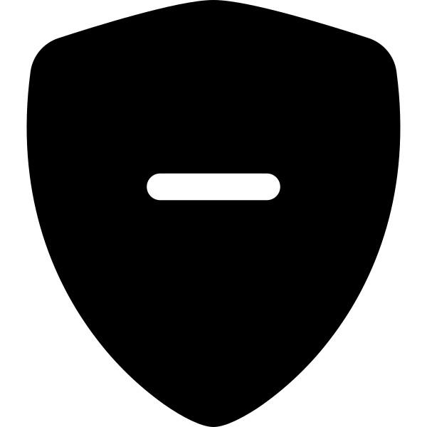 Shield Fill Minus
