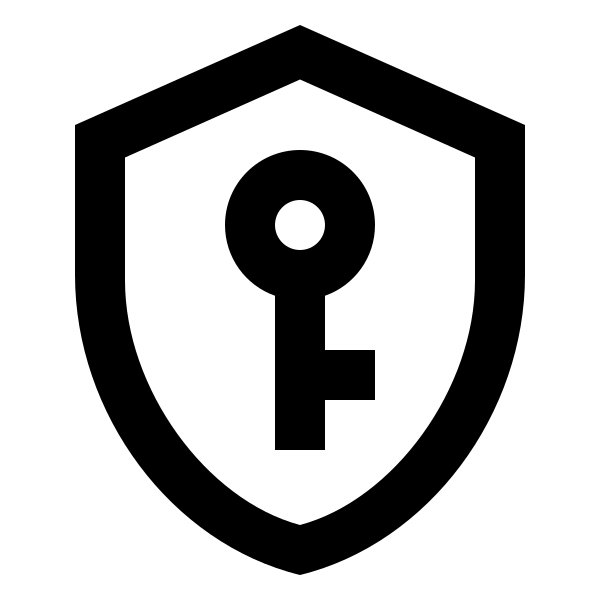 Shield Key Outline