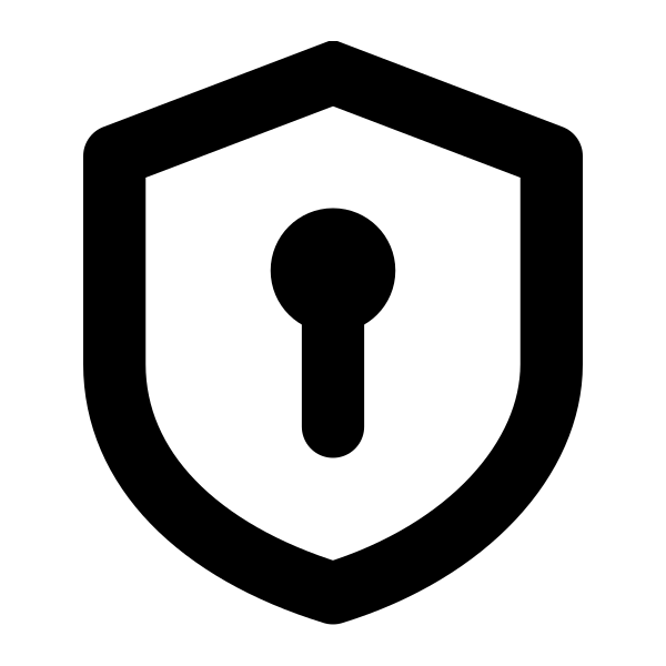 Shield Keyhole Vector