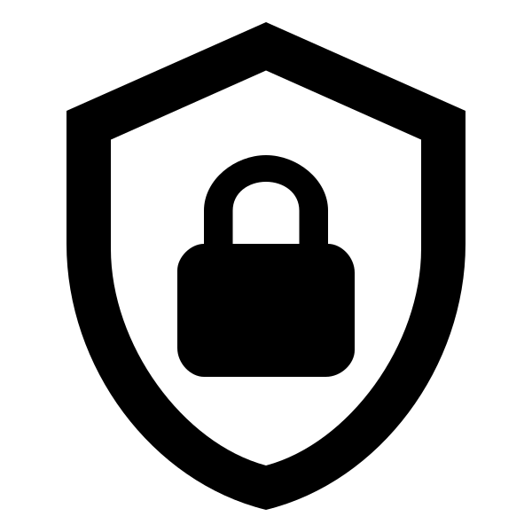 Shield Lock Outline