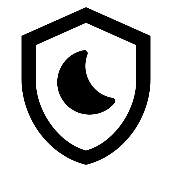 Shield Moon Outline