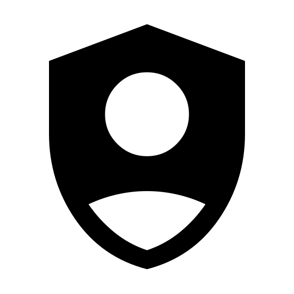 Shield Person Fill