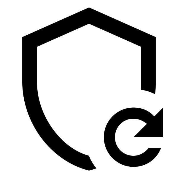 Shield Refresh Outline