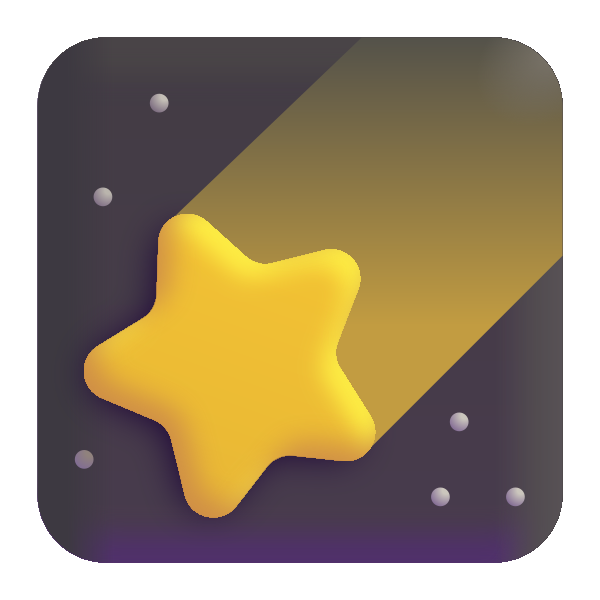 Shooting Star Color Vector