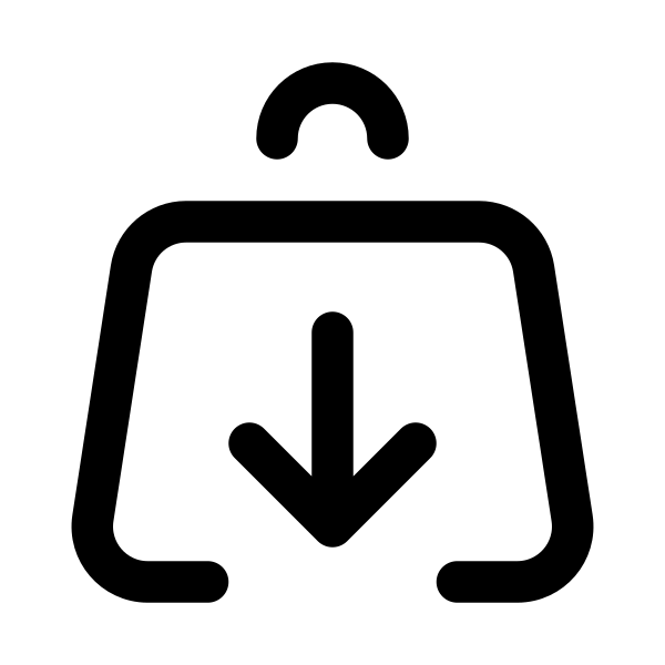 Shopping Bag Arrow Down