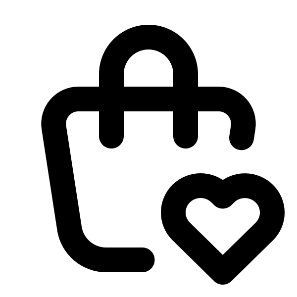 Shopping Bag Heart