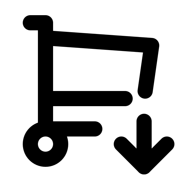 Shopping Cart Down