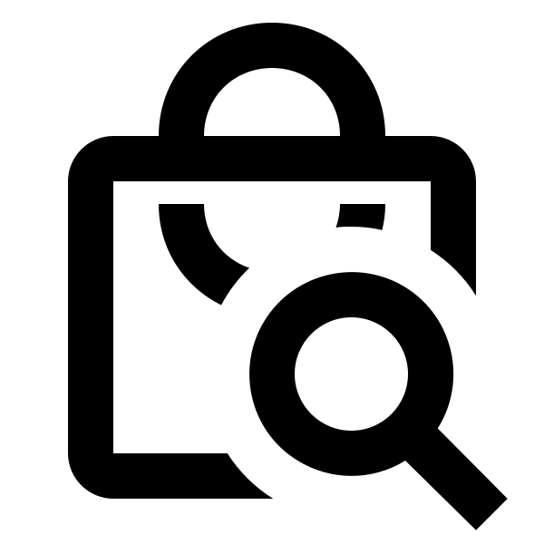 Shopping Search Outline