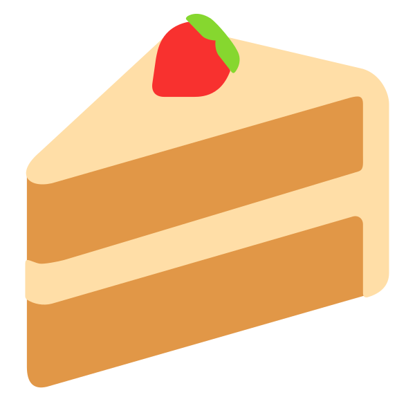 Shortcake Flat Vector