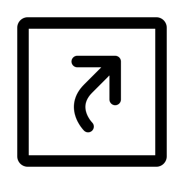 Shortcut Square Vector