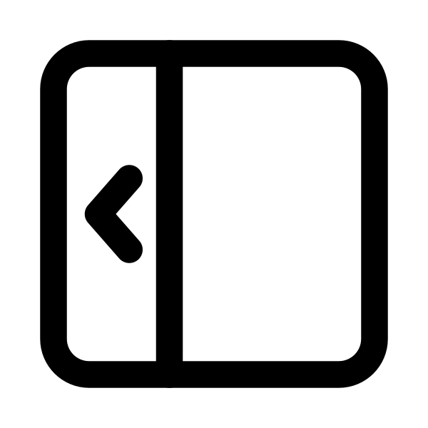 Sidebar Collapse Vector